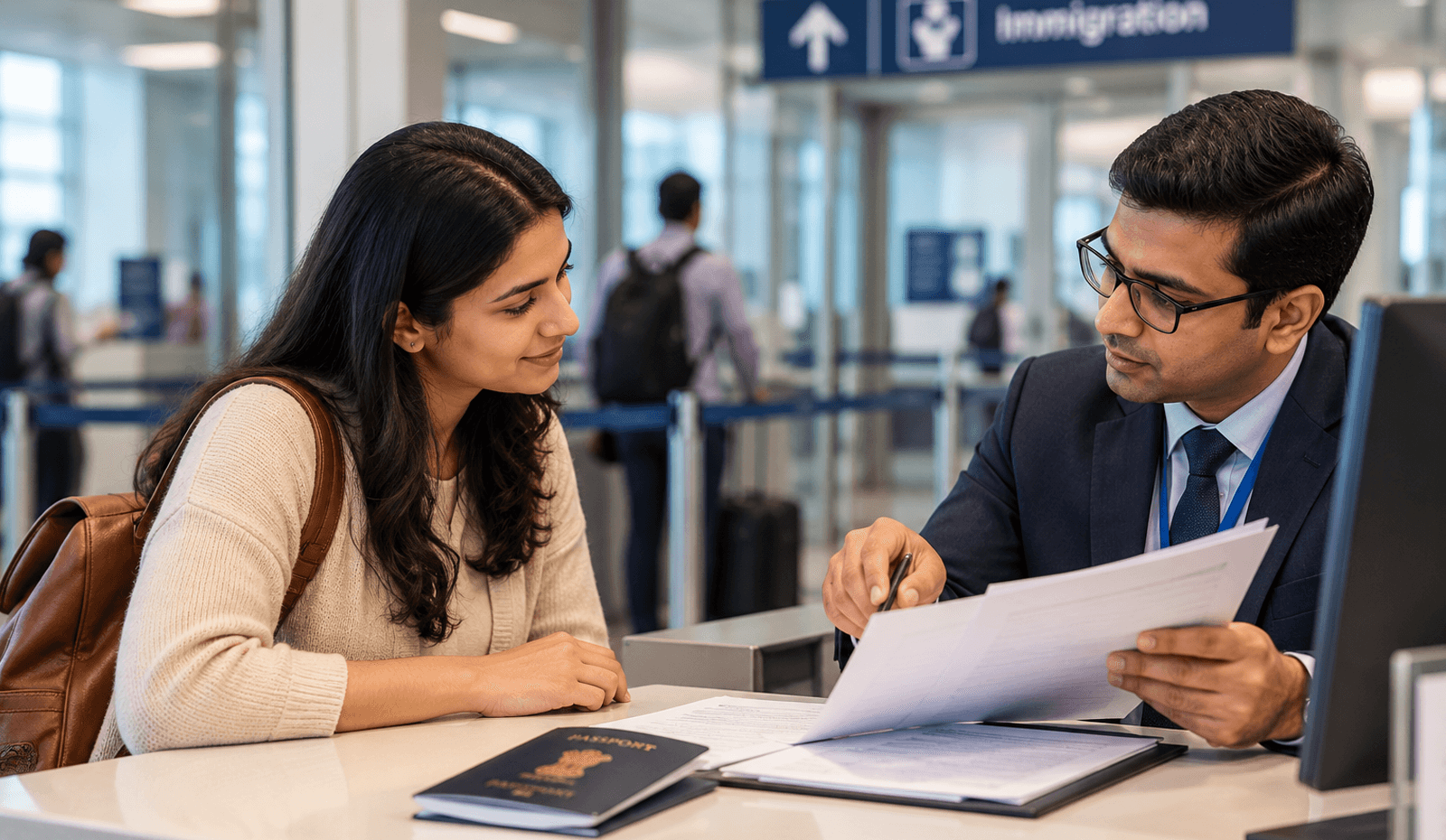 Immigration and visa documentation support for people relocating internationally